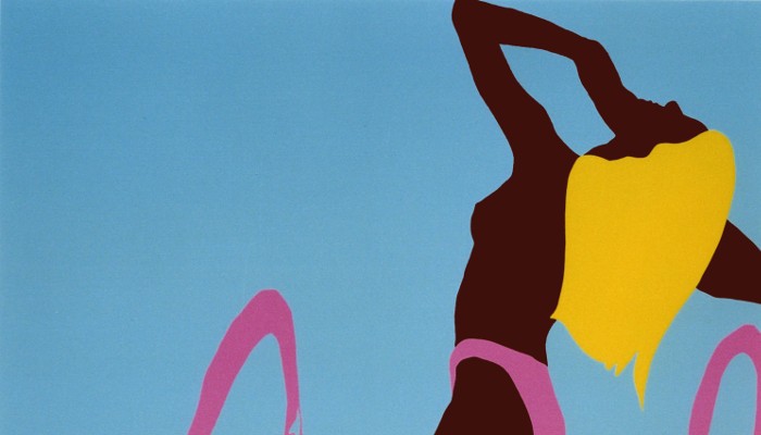 Barbara 1998, 195x180cm, acrylic on canvas