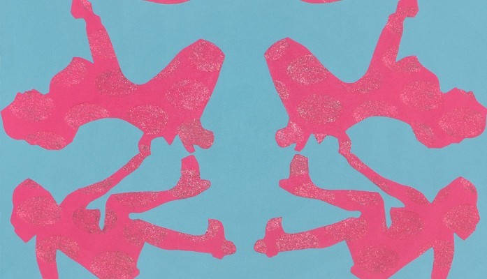 Untitled 2000, 165x175cm, acrylic, glitter on canvas