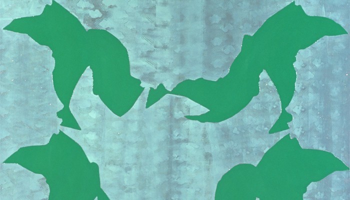 Untitled 1999, 175x175cm, acrylic, mixed media on canvas