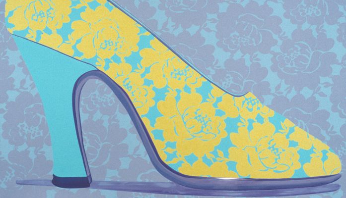 Under Warhol 2004, 165x130cm, acrylic, enamel paint on canvas