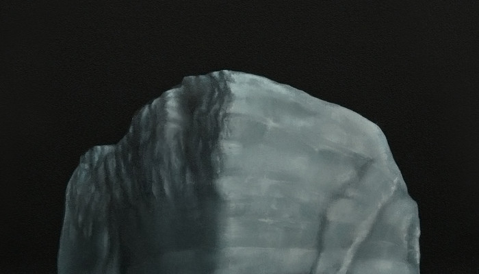Iceberg #1 2015, 32x32cm, oil on wood