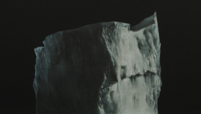 Iceberg #2 2015, 32x32cm, oil on wood