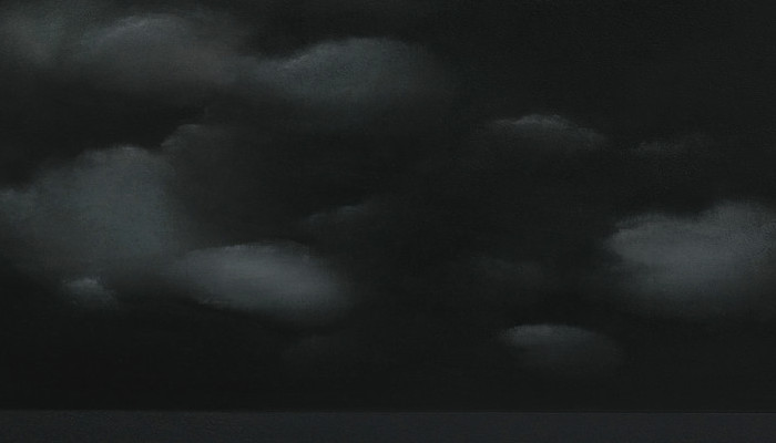 No land #1 2016, 28x28cm, oil on wood