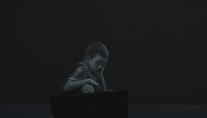 No title #2 2016, 28x28cm, oil on wood