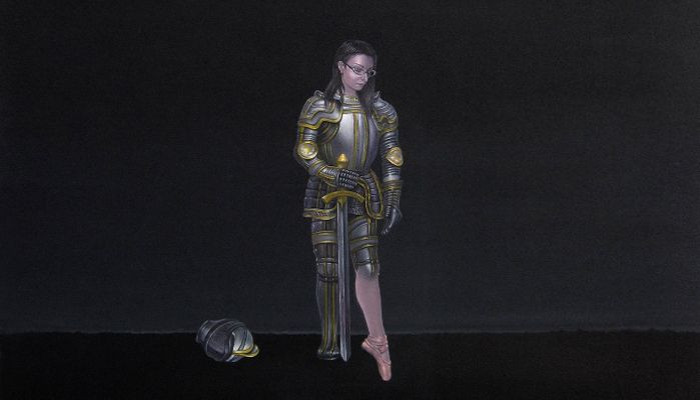 The prosthetic leg 2013, 50x57cm, oil on paper