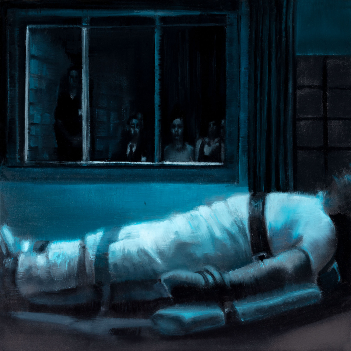 Till death comes #3 2020, 18x18cm, oil on wood