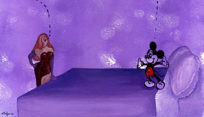 22 2010, 21x30cm, acrylic, enamel paint on cardboard